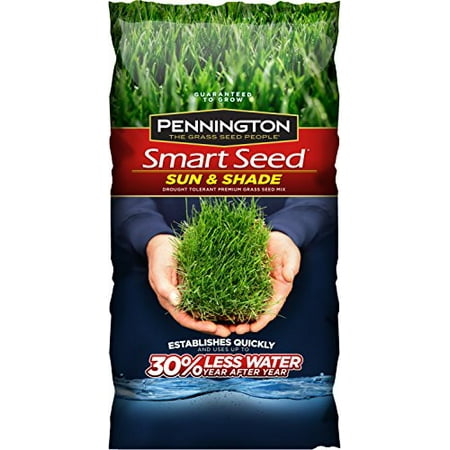 Pennington Smart Seed Sun and Shade Lawn Mix, Requires 30% Less Water (7