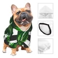 thumbnail image 3 of Haiem Palm Greenery for Winter Dog Hoodie Sweatshirts with Pockets Warm Dog Clothes for Small Dogs Chihuahua-X-Small, 3 of 7