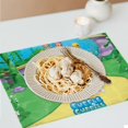 thumbnail image 6 of BUBBLE GUPPIES Place Mats, Decorative Placemats Set of 4 Washable Table Mats for Indoors & Outdoors Dining Table Setting Birthday Party Supplies, 12 X 18 Inch, 6 of 8
