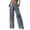 Grey, variant on Women's Sequin Wide Leg Pants, Elastic Drawstring Waist Sparkly Glitter Palazzo Pants, High Waist Party Pants for Wedding, Formal Events and Special Occasions Purple XXL