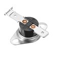 thumbnail image 2 of Interruptor de control de temperatura Uxcell Termostato 95°C 10A N.O 6.3mm Pin 2 Pack, 2 of 5