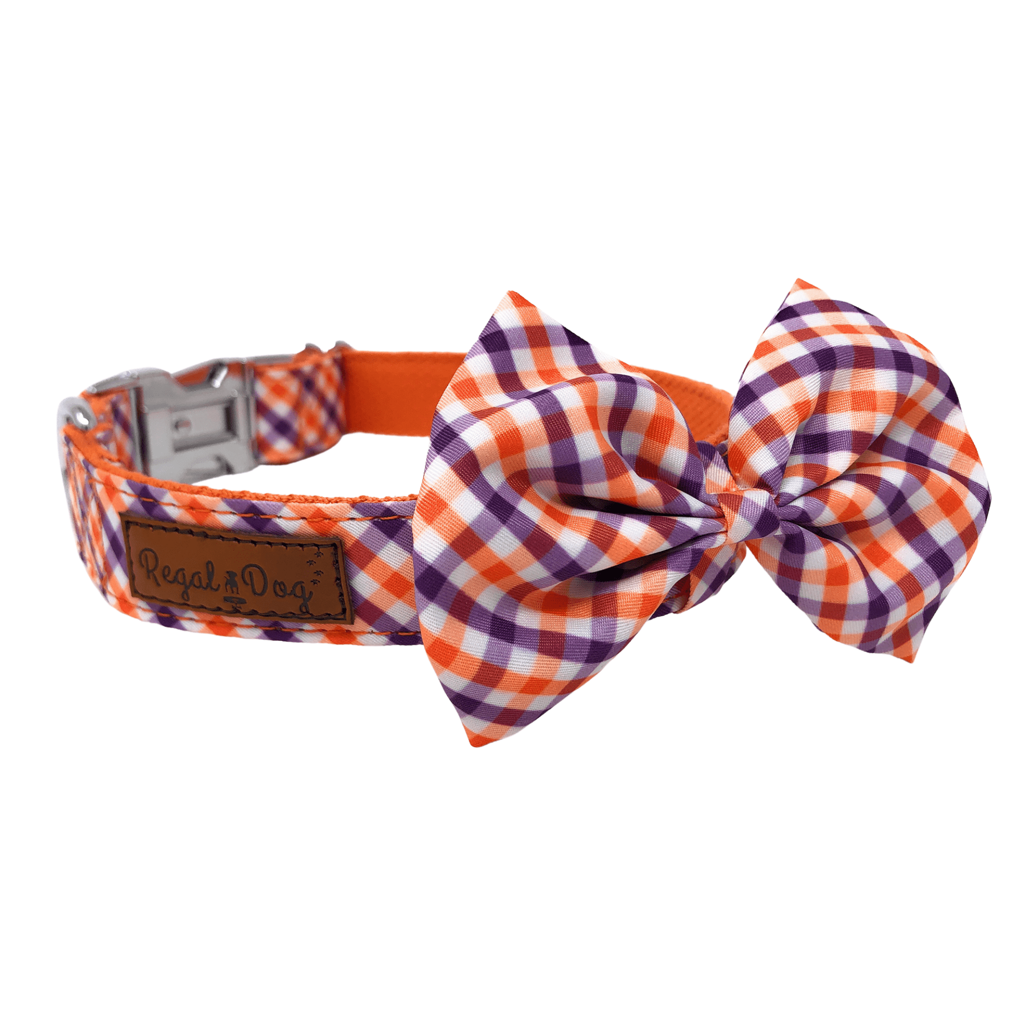 Watercolor Stripe Pet Bowtie Removable Fall Dog Bowtie with Velcro for Collar Dog Bow Tie