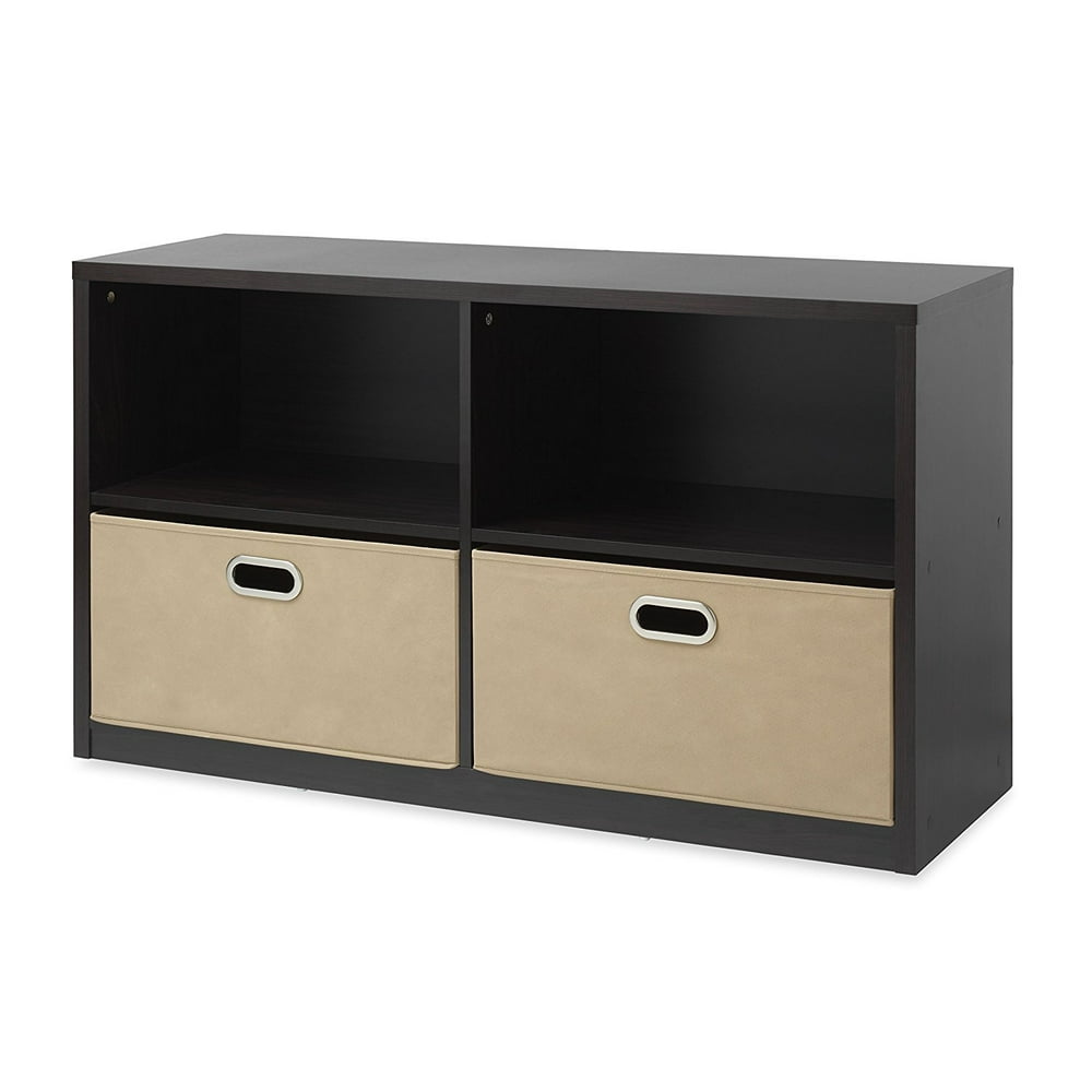 TV Entertainment Storage Center With Removable Bins, Espresso Walmart