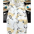 thumbnail image 1 of Store Yellow Flower Cotton Linen Table Runner Dresser Scarves,Spring Florals Table Runners for Dinning Table,Farmhouse Kitchen Decor,Holiday Dinner Decoration-18x72 Inch, 1 of 8