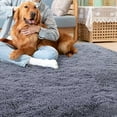 thumbnail image 5 of ZACOO Shag Rug Gray 5' x 8' Modern Indoor Plush Shaggy Area Rugs, Non-Slip Carpet Soft and Comfy Carpet Rugs, 5 of 5