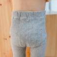 thumbnail image 4 of 1 PC Little Baby Girls Ankle Length Knit Footless Tights Bowknot Design with Ruffle, 4 of 5
