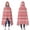Red and White, variant on Wearable Blanket,Red and White Christmas Pattern Hooded Wearable Flannel Blanket for Adults & Teens,Winter Poncho Shawl Wrap Cape Cozy Anti-Pill,50"x60"