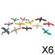 thumbnail image 1 of Paquete de 5-6 unidades de 12 figuras de animales de pájaros voladores de plástico, juguetes coleccionables para niños 6 piezas, 1 of 8