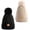 Black & Beige, variant on REDESS Womens Winter Hat, Fleece Lined Cable Knit Beanie Hat for Women 2 Pack