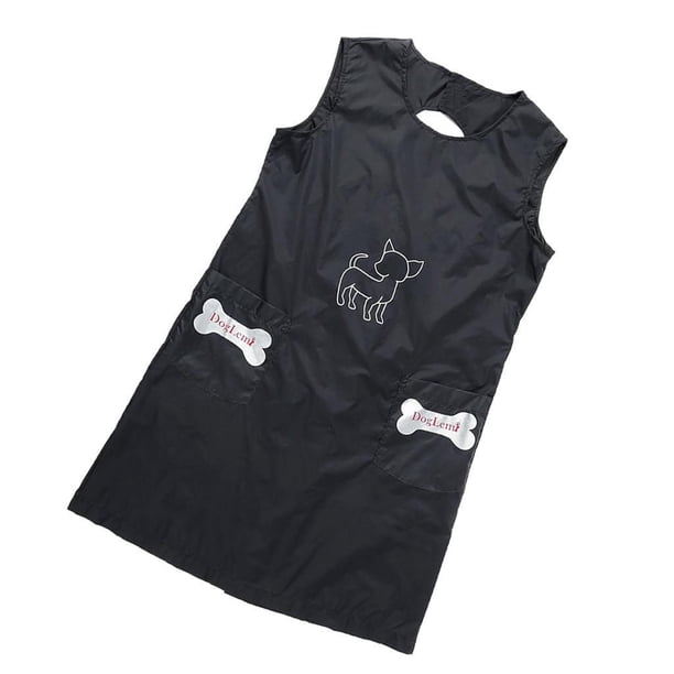 Greeniant Delantal impermeable para el cuidado de perros y mascotas Delantal profesional para peluquero con bolsillo XL Suministros para perros