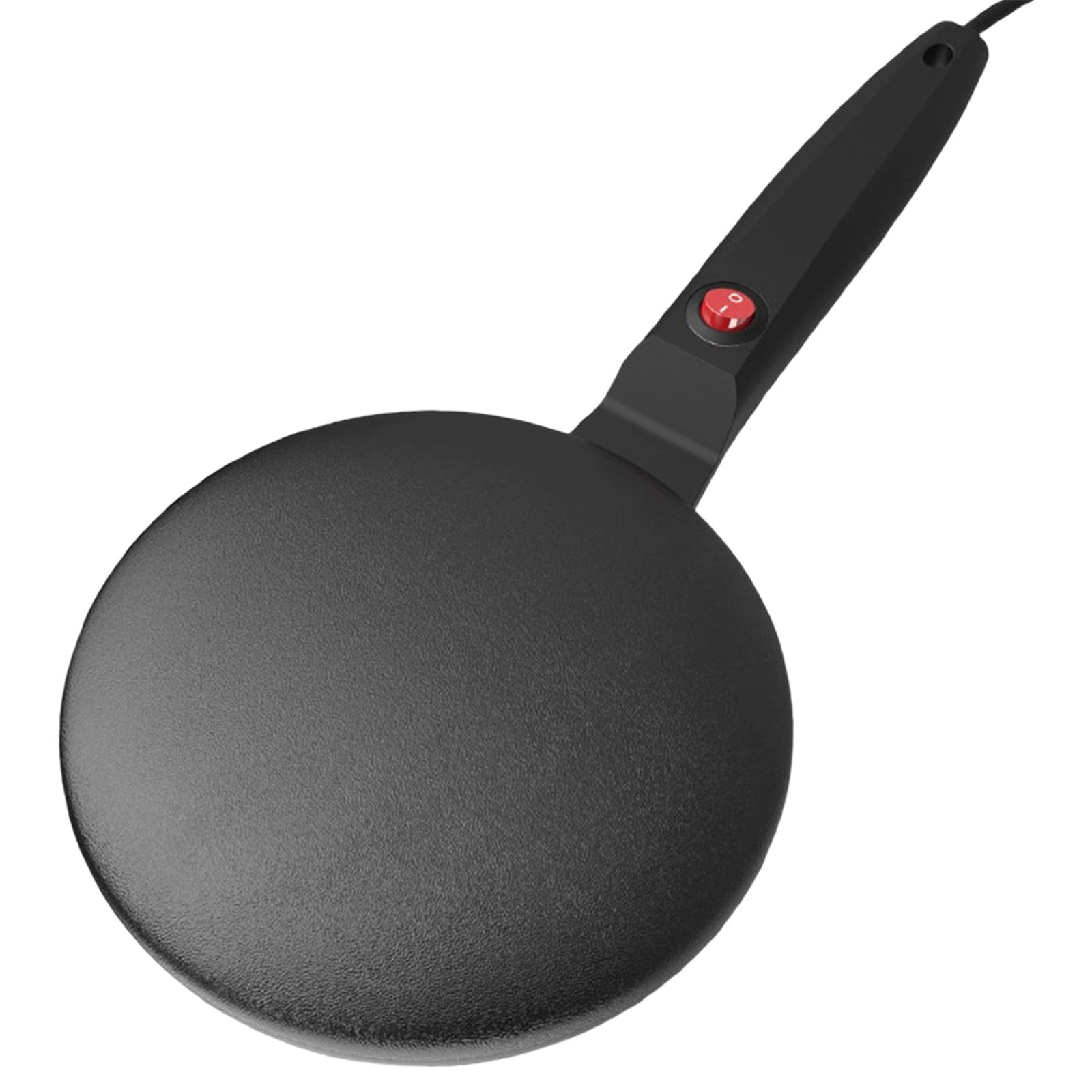 1 Set Clearance Under $25 Electric Pancake Maker With Plate And Whisk Electric Griddle Plastic For Kitchen Cook Pancakes Plastic (I)