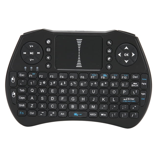 Mini teclado inalámbrico, mini teclado inalámbrico remoto panel táctil remoto teclado remoto funcionalidad de alta precisión