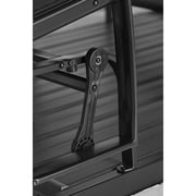 Sojag Houston 4-Seat Outdoor Glider With Canopy, Weather-Resistant Aluminum Frame, Tempered Glass Top Table and Footrest Included, Charcoal