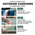 thumbnail image 4 of Outdoor Loveseat Cushion Set, 48 x 24, Water Repellent, Fade Resistant, Couch love seat, 4 of 6