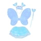 thumbnail image 1 of Disfraz de mariposa, disfraz de princesa varita , de ballet, diadema para ña ño de cumpleaño en , Azul ño Soledad Disfraz de ala de hada, 1 of 3
