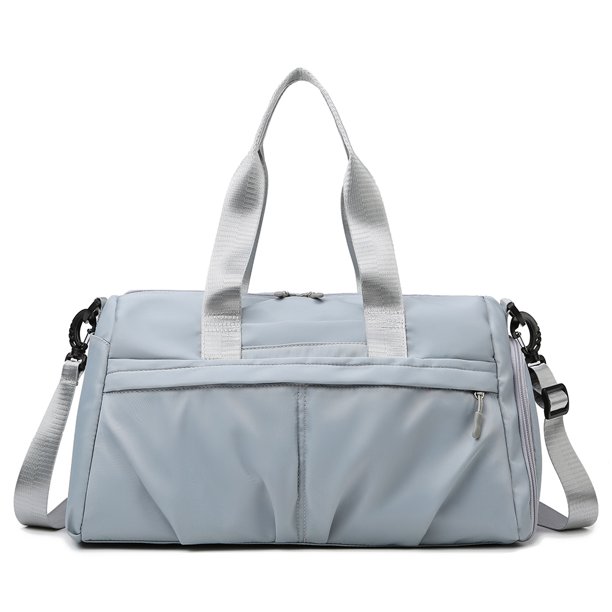 Bolsa de lona impermeable para deportes Plegable con compartimento para zapatos de bolsillo húmedo y seco JShteea Para Estrenar