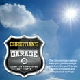 thumbnail image 6 of Christian's Garage I Can Fix Everything But Stupid 18 inch X 18 inch Shield Shaped Commercial Grade Plastic Sign To last, Gift for Dads and Uncles Classic Americana Crafted in the USA, 6 of 7