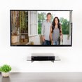 VIVO Floating Wall Mount 14" Tempered Glass Shelf for DVD Player, Game System, Audio