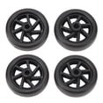 thumbnail image 2 of Ensemble de Roues de Valise, PVC Faible Bruit Installation Facile Remplacement de Roue de Valise 4 Pcs pour Remplacement, 2 of 7