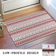 thumbnail image 3 of Red and White Christmas Striped Pattern Door Rugs,Washable Non Slip Door Mats Indoor,Decorative Door Mats,Entry Mat Indoor for Entrance,Bedroom,Kitchen,Bathroom,16"x24", 3 of 6