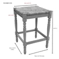 thumbnail image 4 of Carolina Classic Hawthorne Counter Stool, Walnut, 4 of 4
