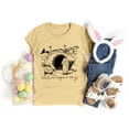 thumbnail image 2 of Mujeres Manga Corta de Verano Tops Pascua Impresa Cuello Redondo, Blusa de Moda Casual para la Primavera, 2 of 4