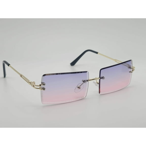 Popular Fashion Small Rectangle Women Luxury Sunglasses Vintage Punk