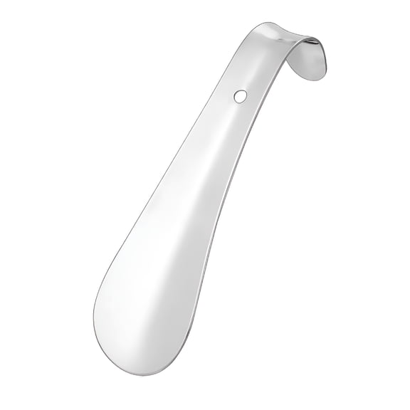 FACEGA Plertrvy-Stainless Steel Shoe Horn Shoe Lifter 15Cm-Shoe Horn with Long Handle Stainless Shoehorn with Hanging Hole and Grip Shoe Horn for the Elderly Shoe Horn for Back Seniors Pregnancy