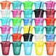 thumbnail image 1 of Juego de vasos de plástico Sieral Kids con pajita y tapa, 450 ml, paquete de 30, 1 of 7