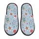 thumbnail image 1 of Balery Sea Turtle Pantuflas de Casa de Felpa Silenciosas con Diseño Estampado, Zapatillas Cómodas Antideslizantes de Algodón para Interior-Large, 1 of 8