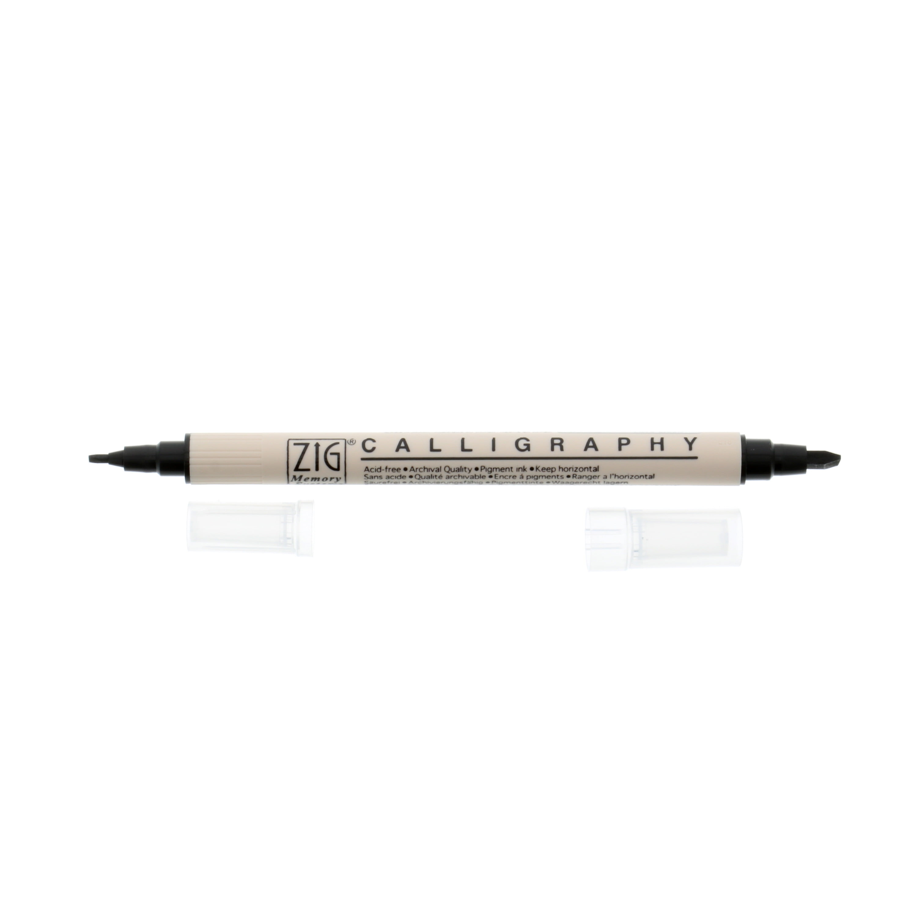 Zig Memory System Calligraphy Marker Pure Black 