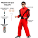 thumbnail image 4 of Disfraz Michael Jackson Thriller Para Adulto Hombre Talla Chica, 4 of 5