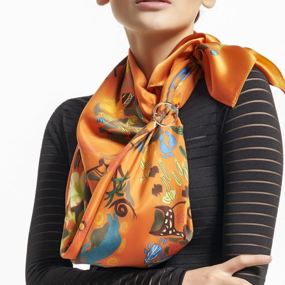 LOLIPPYY 10Pcs Fashion Accessories Metal Buckle Scarf Rings for Cardigan Clips and Clothing Decor