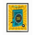 thumbnail image 2 of Stupell Industries Genuine Self Love Vintage Comic Book Blue Yellow Design Framed Wall Art by Ester Kay, 2 of 5