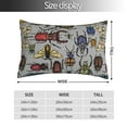 thumbnail image 4 of Kll Bright Insects Pillow Covers Envelope Closure,Super Soft And Cozy Fuzzy Fleece Pillow Case Cover 14"X20", 4 of 8