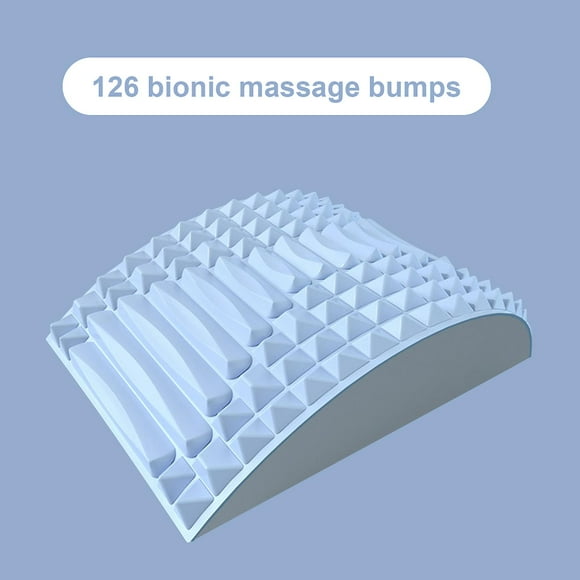 Neck And Back Stretcher, Lumbar Soothing Device, Waist Massage Relaxation Yoga Stretcher