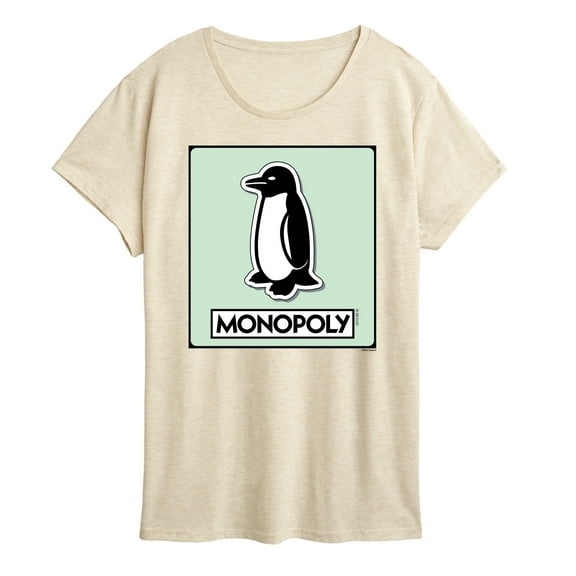 Monopoly - Penguin Game Token - Women's Short Sleeve Graphic T-Shirt