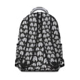 thumbnail image 3 of Cute Elephant Print College Backpack - Waterproof Durable Bookbag, Fashionable Laptop Backpack, Comfortable Padded Straps, Elephant Themed Gift, 3 of 6