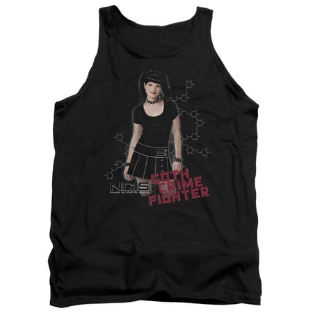 Trevco Ncis-Goth Crime Fighter - Adult Tank Top - Black- Medium