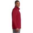 thumbnail image 3 of Sport-Tek Sport Wick Textured 1/4 Zip Pullover-3XL (Deep Red), 3 of 6