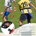 thumbnail image 5 of Uxcell Flag Football, Adjustable Flag Football Belts with 1 Belt and 2 Flags Easy Tear Away Rose Red - Fitting For(Youth/Adults Players Training Equipment/Competition), 5 of 7