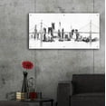 thumbnail image 5 of Epic Art 'Bridge And Skyline Silver' by Avery Tillmon,  Acrylic Glass Wall Art, 48"x24", 5 of 8