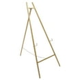 thumbnail image 5 of 2 Pack Easel Stands Floor Easel Foldable Display Stand Height Adjustable Gold Easel Stand for Weddings Shops Exhibitions, 5 of 12