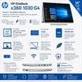 thumbnail image 5 of Laptop HP EliteBook x360 1030 G4 Intel Core i7 8th Gen 16GB 256GB Plata Reacondicionado, 5 of 5