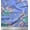 Lavender Blue, variant on Soimoi Green Cotton Duck Fabric Leaves,Pink & Blue Floral Print Fabric by Yard 42 Inch Wide