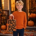 thumbnail image 4 of Halloween Candy Bags, Halloween Trick Or Treat Bags, Paper Gift Bags with Handles, Halloween Party Favor Bags, 12 Pack 8X6X3 Inch Jack-O-Lantern Printed Small Paper Bags for, 4 of 5