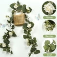 thumbnail image 5 of Clearance Under $5 Boovnll 5.3FT Eucalyptus Garland, Artificial Flower Garland Wreath Vines Green Spring Garland for Home, Farm, Fireplace, Table, Wall, Wedding Arch, Party Decor, Garland, 5 of 6