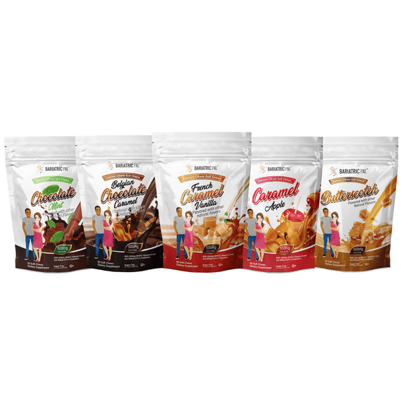 BariatricPal Sugar-Free Calcium Citrate Soft Chews 500mg with Probiotics - Sweet Variety Pack