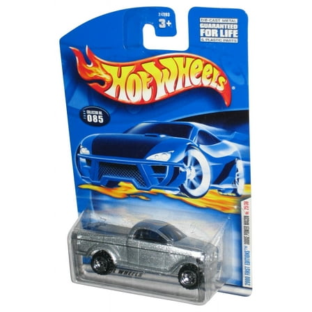 Hot Wheels (2000) Dodge Power Wagon Silver Toy Car Truck #085