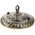 thumbnail image 4 of 1Pcs Antique Green Square Ceiling Light Mounting Bracket 5.89X5.89X2.36in, 4 of 8